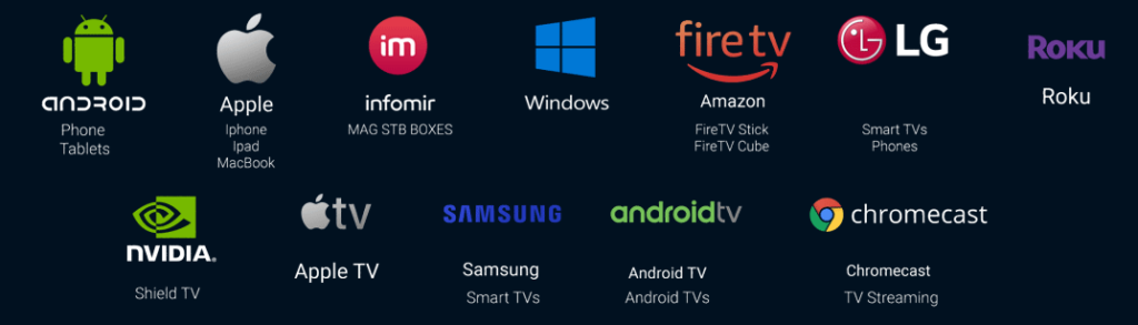 IPTVPROO abonnement IPTV France compatible Smart TV Android TV Fire TV mobile ordinateur